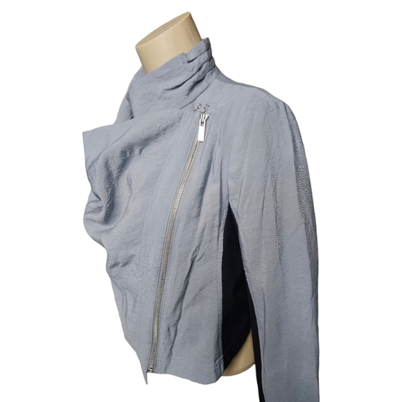 Rachel Roy Women’s Asymmetrical Zip Combo Jacket / Blazer Size S - Picture 3 of 6